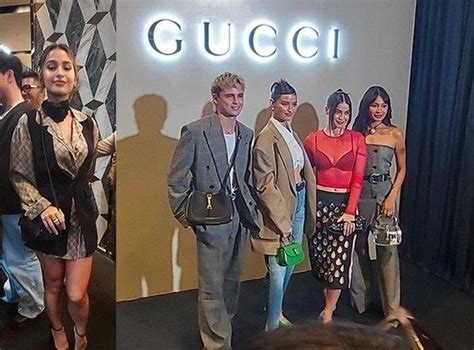 james nadine gucci|James Reid, ex Nadine Lustre ‘twinning’ in gray Gucci; Issa .